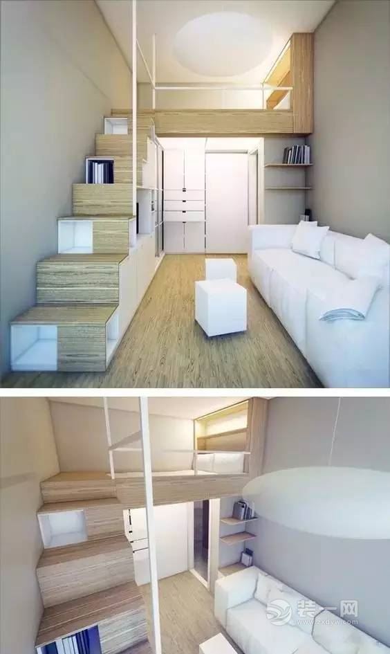 小户型卧室收纳设计效果图