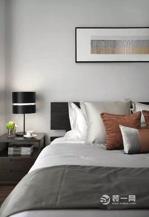 宁波160平四居室现代简约风格案例卧室图