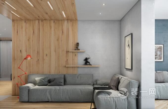 日式简约原木风格 110平米房子装修效果图