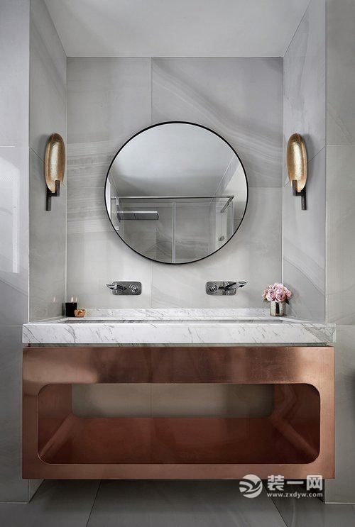 505平米五居室现代简约风格装修浴室图