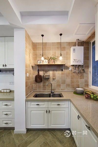 110平三居室北欧风格厨房装修设计图
