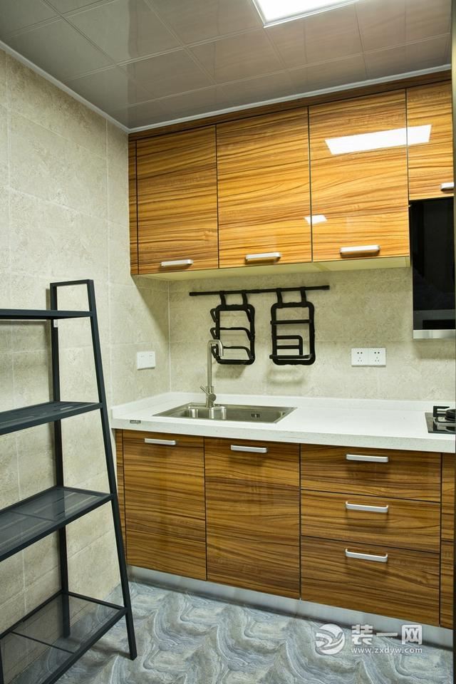 武汉联投金色港湾90平米两居室简约风格厨房装修设计