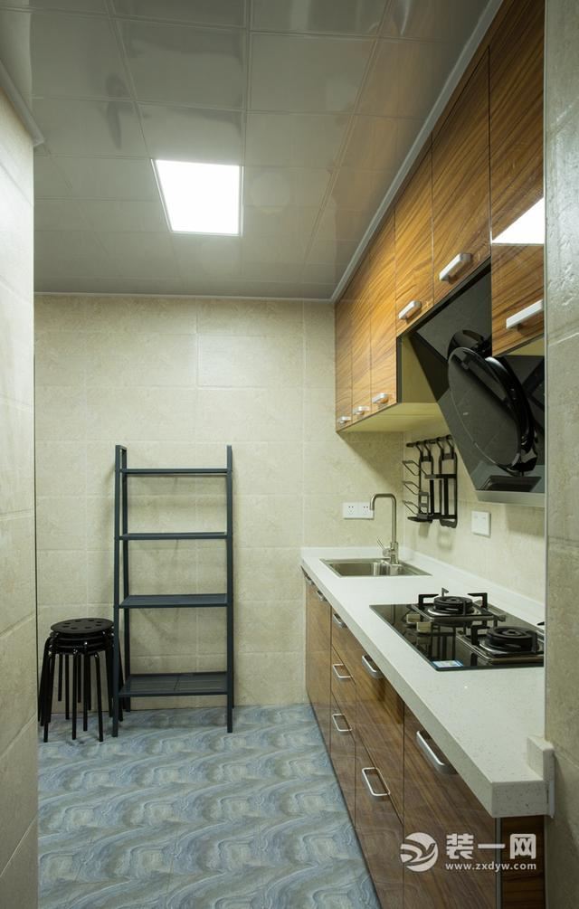 武汉联投金色港湾90平米两居室简约风格厨房装修设计
