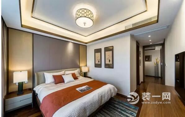 208平米古典新中式四居室装修设计图