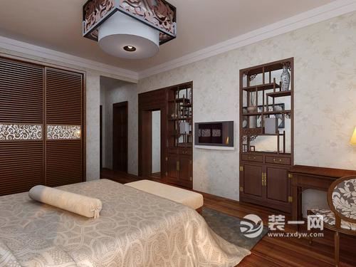 149平米三居室中式古典风格装修效果图卧室
