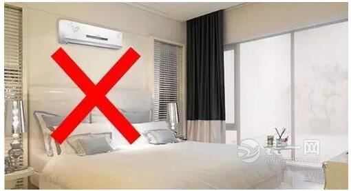 装修空调和床的位置