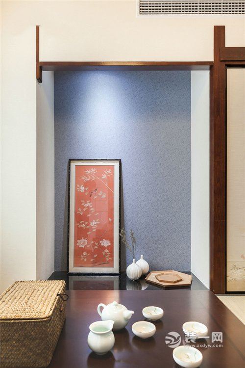 78平二居室日韩风格装修效果图茶室