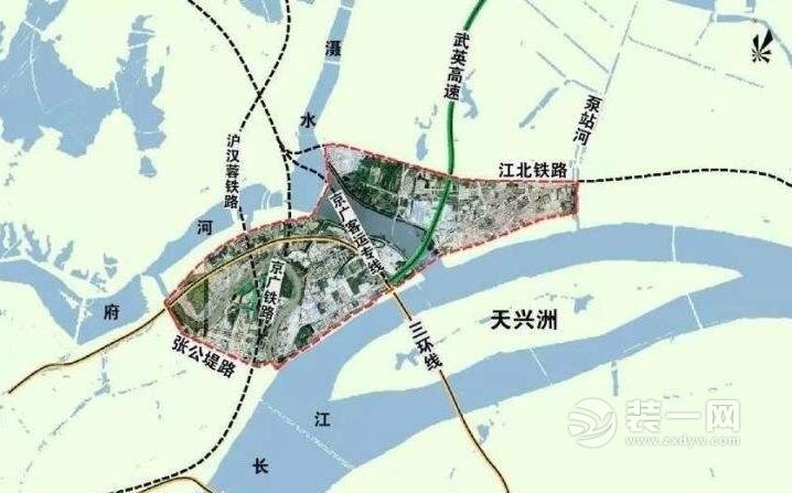 武汉长江新区规划图