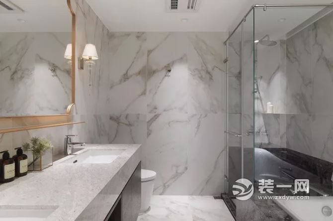 180平米混搭风格美式住宅装修浴室