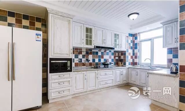 124平米三居室地中海风格装修案例厨房