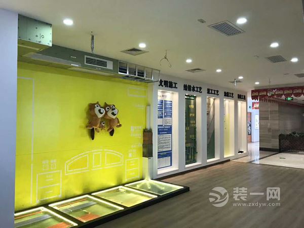 上海博若森装饰公司工艺展示区