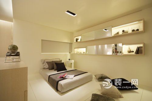 187平四居室现代简约风格装修案例卧室图