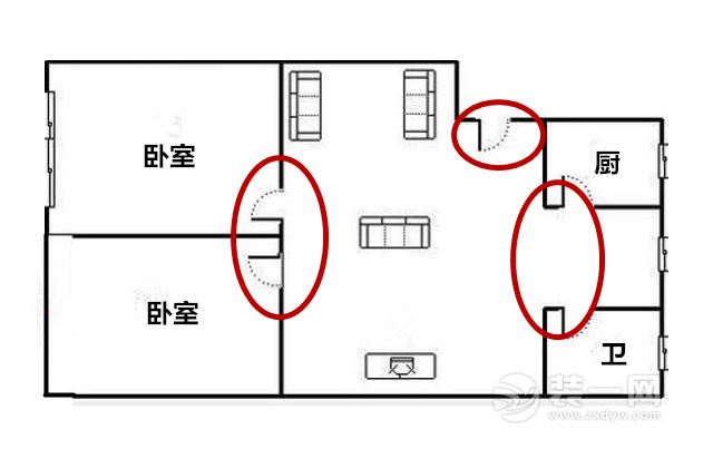 奇葩户型图