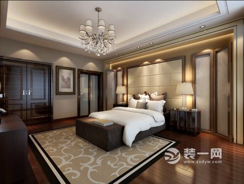 大户型装修中式风格案例卧室