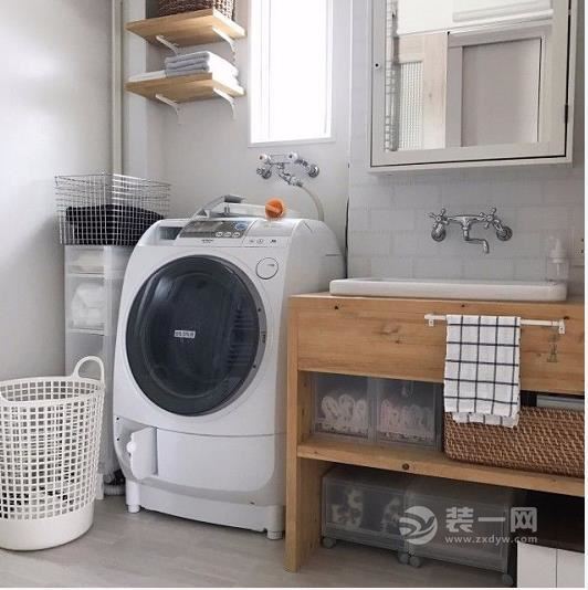 卫生间洗衣机装修效果图