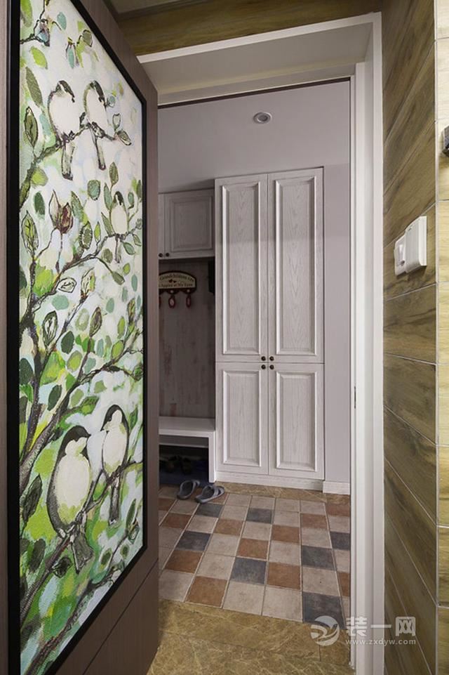武汉保利时代115平三居室美式风格卫生间装修实景图