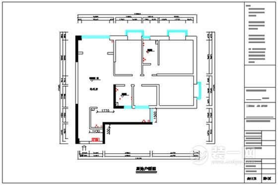 三居室131平日韩风格装修设计户型图