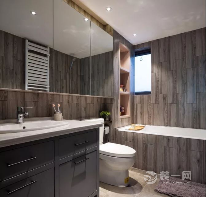 轻工业风格装修设计浴室