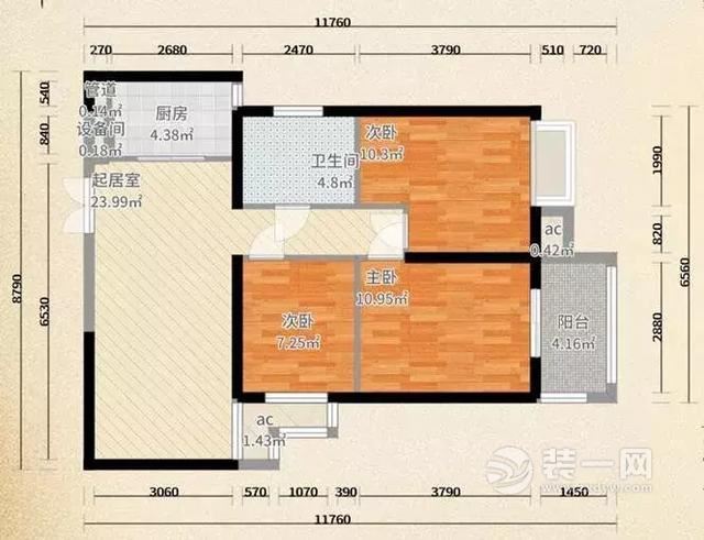 现代清新风格装修实景图