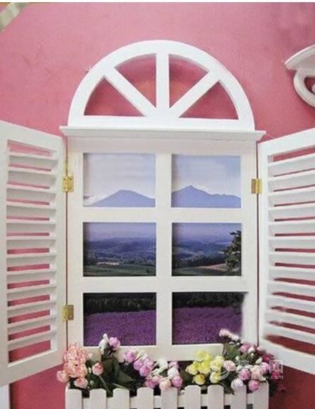 假窗户装修效果图 假窗户壁挂田园