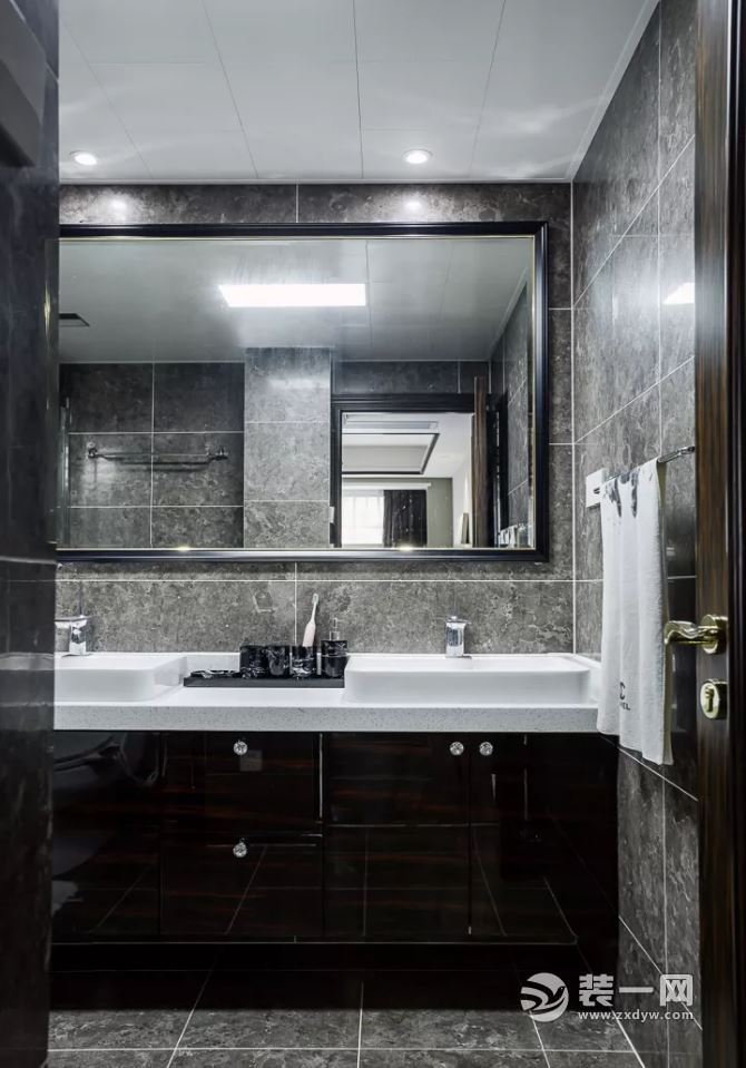 温州140平新古典奢华大宅装修浴室图