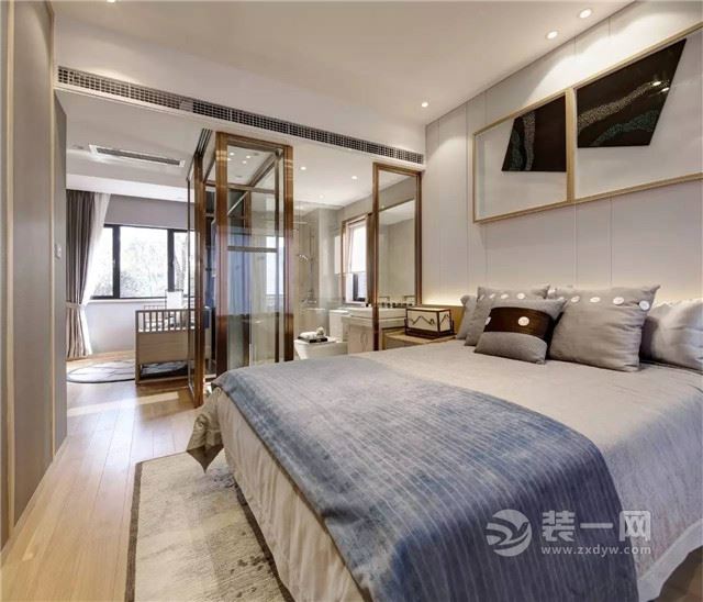 邯郸锦绣名都两居室90平米新中式风格装修案例效果