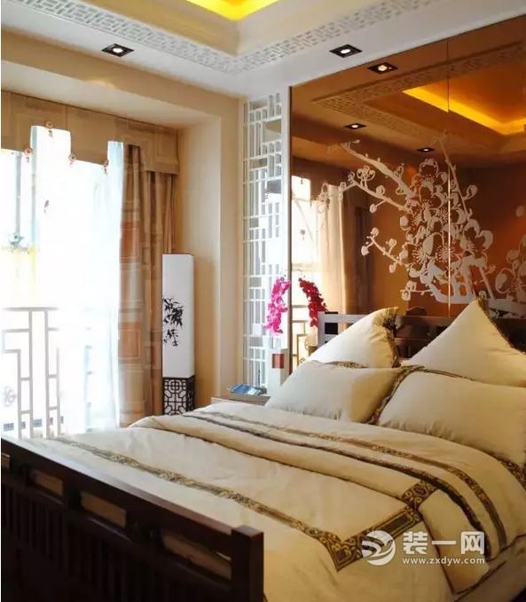 中式古典风格三室装修效果图