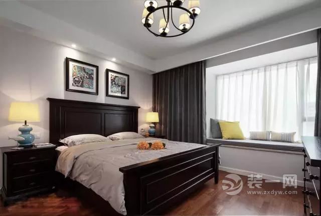 上海135平米现代美式风格四室两厅装修效果图