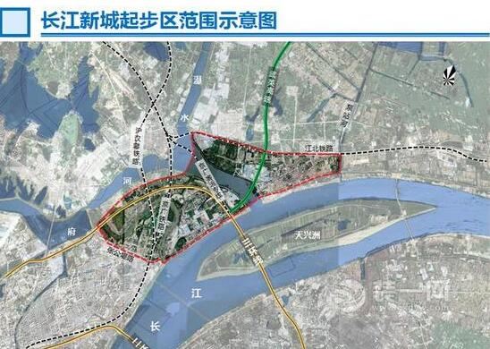 武汉长江新城起步区规划图