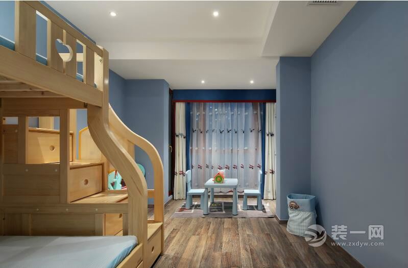 儿童房装修效果图 现代简约风格效果图 129平米装修效果图