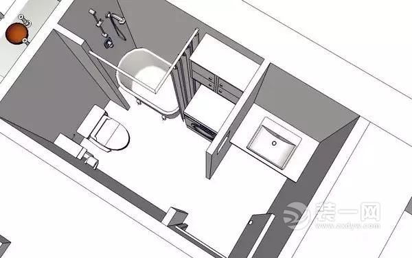 3平米小卫生间装修效果图