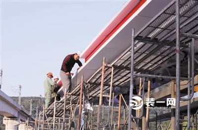 温州BRT一号线延伸线站台建设进展迅速