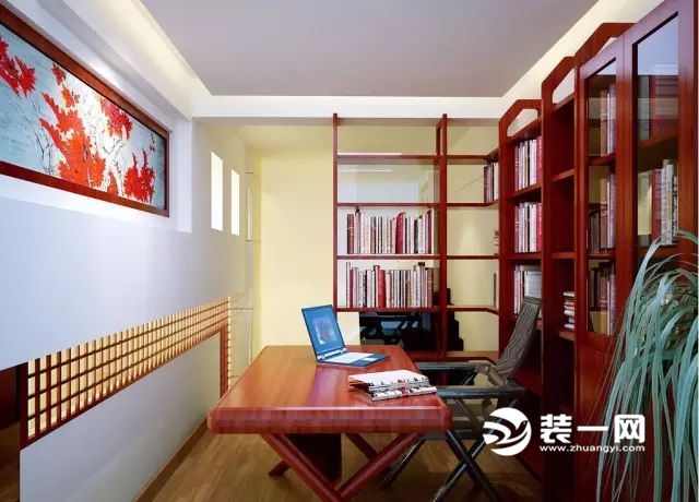 中式书房装修效果图欣赏