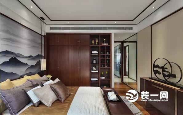 146㎡中式四居室装修效果图