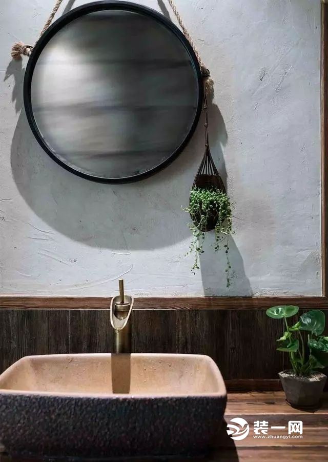 中式风格卫浴室装修效果图
