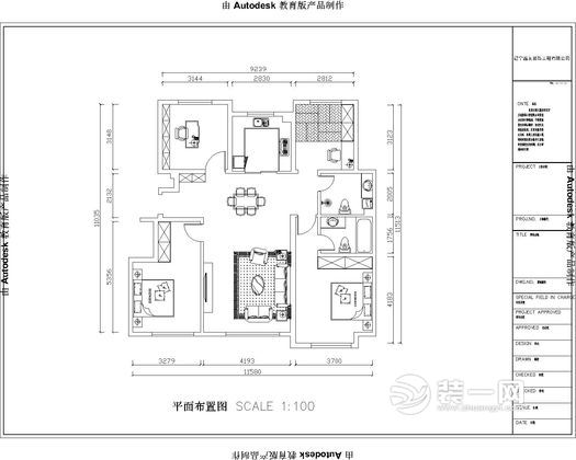 120平米简约欧式风格四居室设计实景图