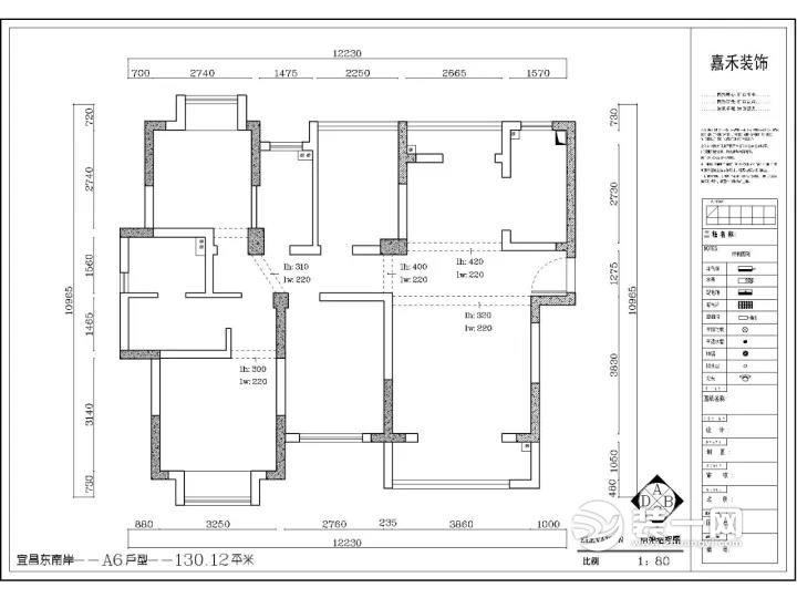 东南岸小区户型图