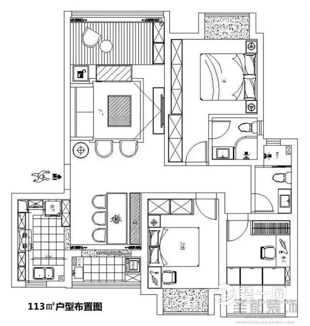 苏州尹山湖保利悦玺户型平面设计图