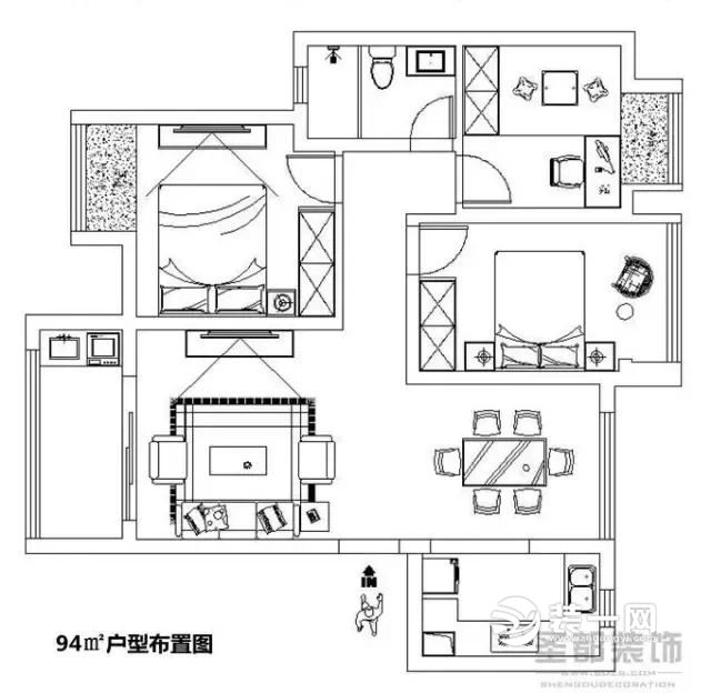 苏州尹山湖保利悦玺户型平面设计图