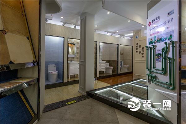 湖州圣都装饰公司材料展示区