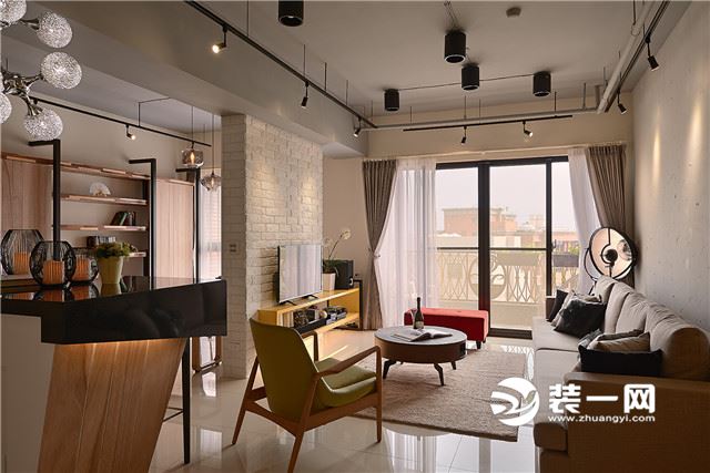 秦皇岛公园里两室两厅102平米简约风格装修案例效果