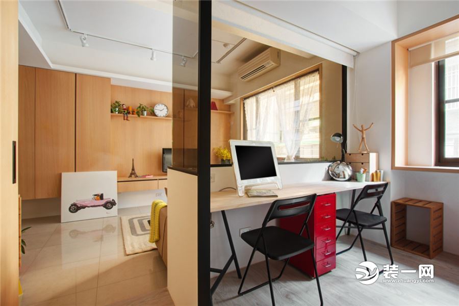 70平小户型现代风格两居室装修案例