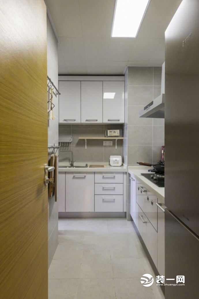 厨房装修效果图 70平米装修设计 北欧风格装修实景图 两室一厅装修套图