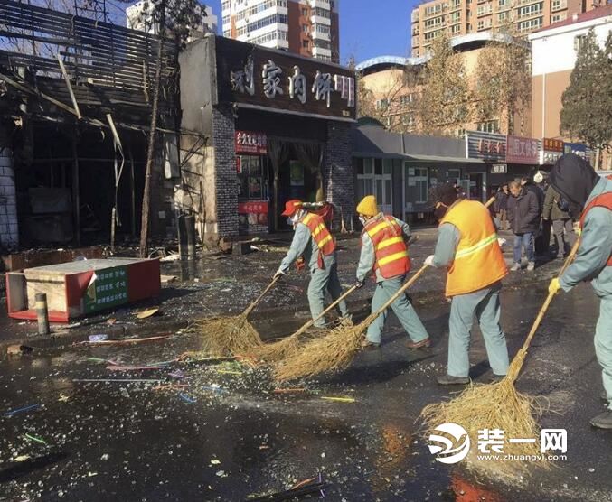 北京丰台餐馆发生爆炸现场图