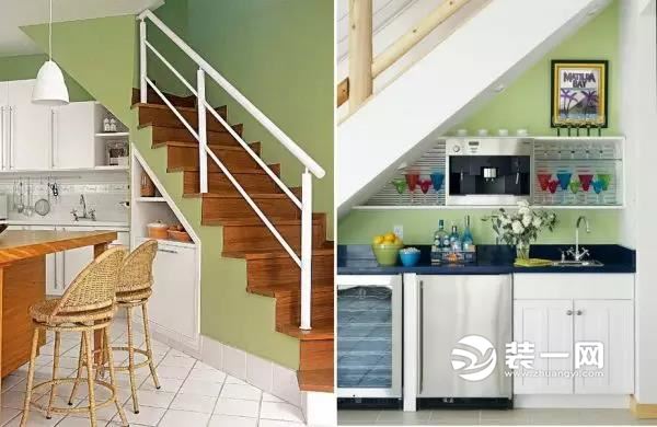楼梯厨房装修效果图