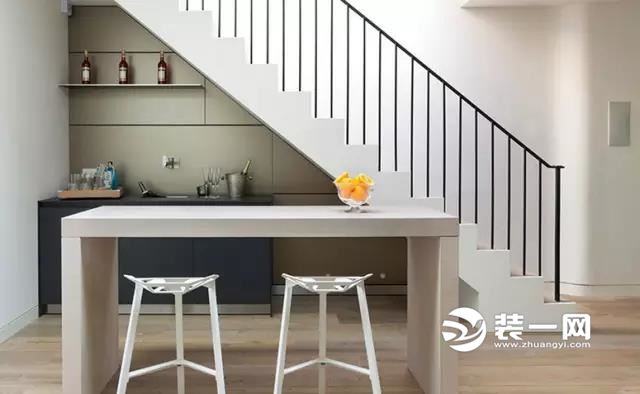 楼梯底厨房设计效果图图片