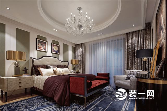 沧州海天城四室两厅171平米欧式风格装修案例效果
