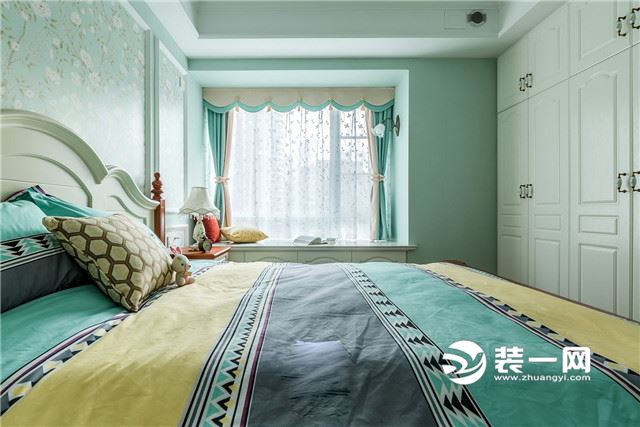 唐山大业时代三室两厅133平米地中海风格装修案例效果