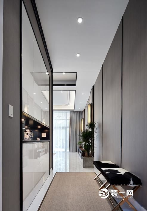 300平米新中式风格公寓装修效果图