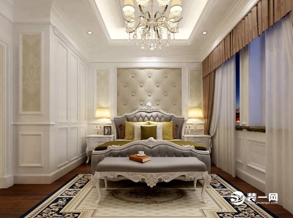 上海中海紫御豪庭别墅装修设计新古典风格装修效果图
